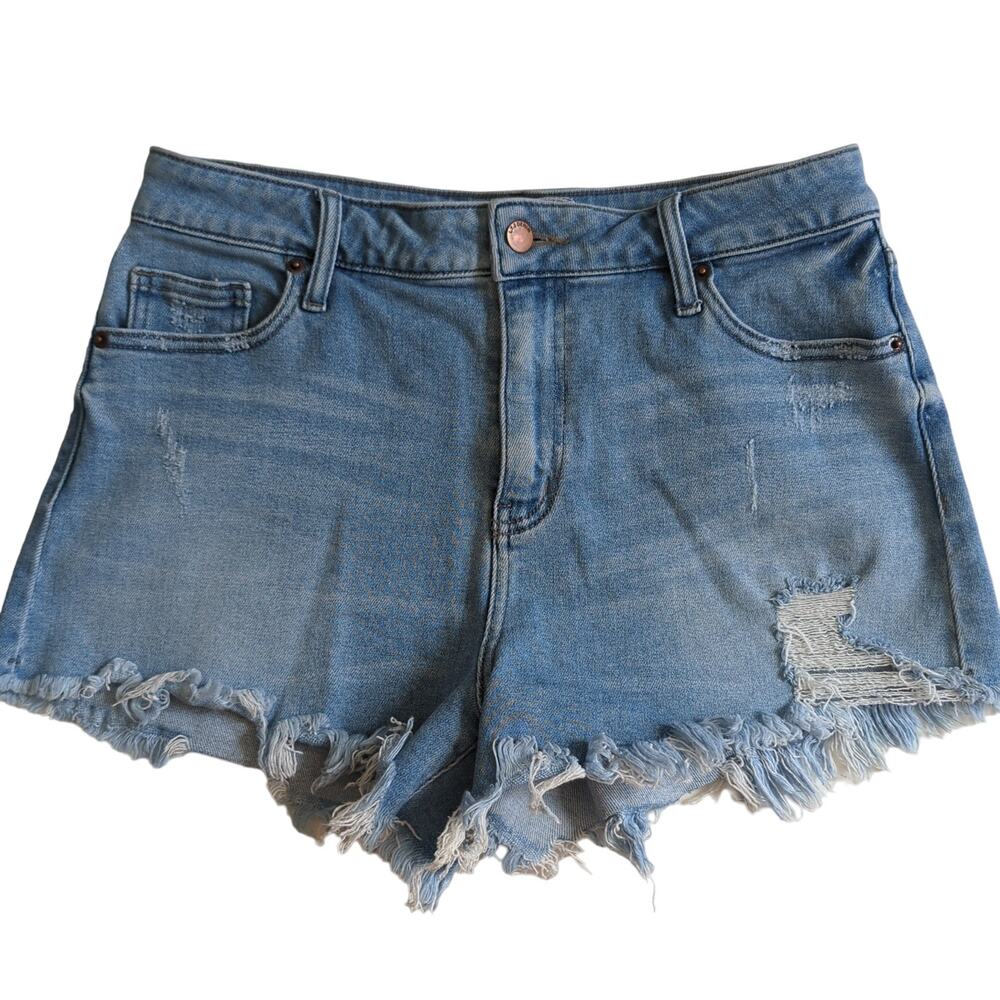 LTR Letter‎ to Juliet Jean Shorts Womens Large Raw Hem Distressed